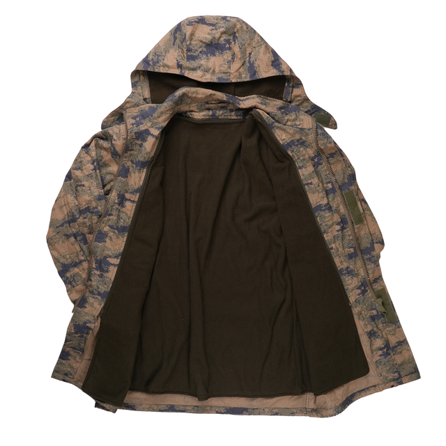 Issued Turkish Air Force Digital Parka w/Fleece Liner