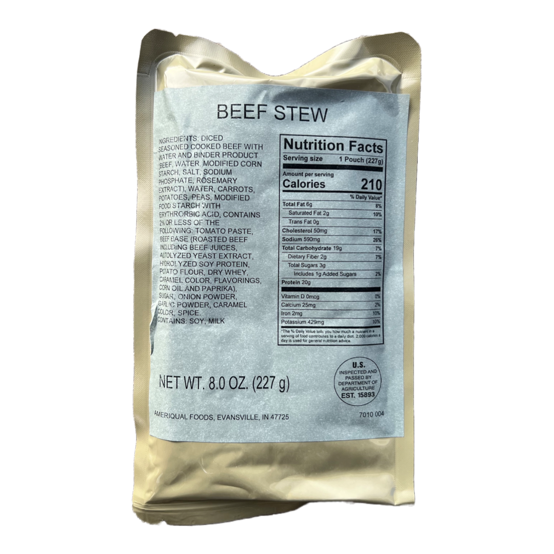 USGI Beef & Vegetable Stew MRE Entree – Americana Pipedream Apparel