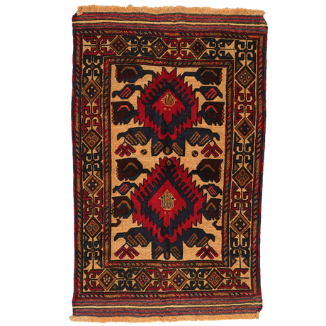 Large Afghan-Made Pictorial Rugs