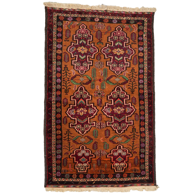 Large Afghan-Made Pictorial Rugs