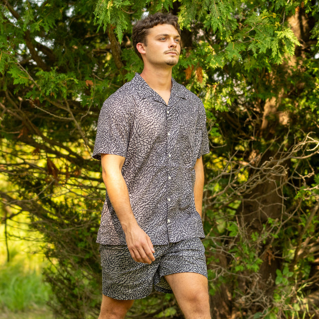 Resort Shirt in Elephant Skin