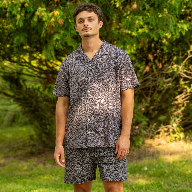 Resort Shirt in Elephant Skin