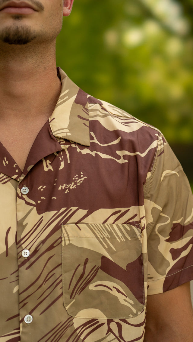 Resort Shirt in Rhodesian Arid Brushstroke