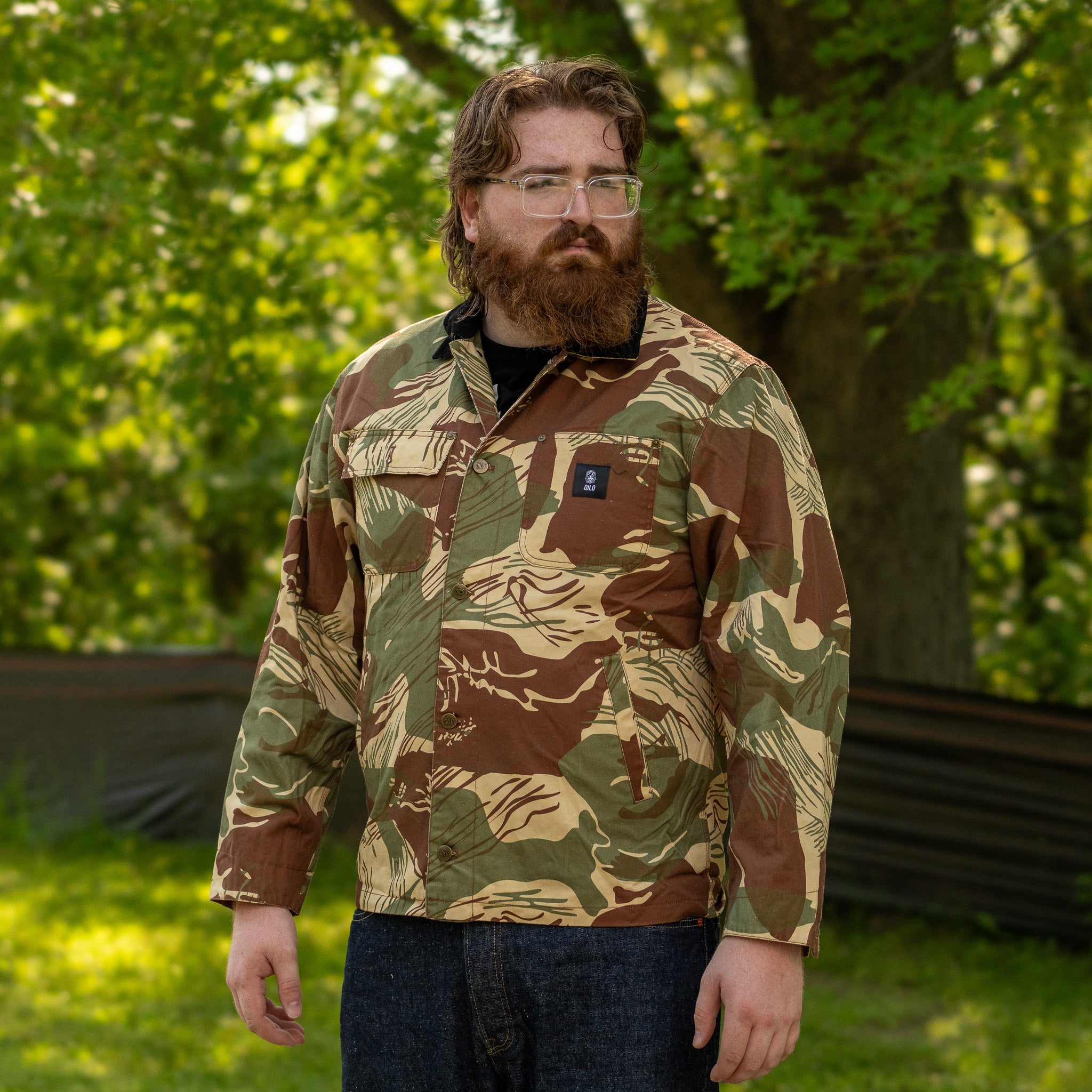 QILO x WRMFZY Chore Coat in Rhodesian Brushstroke – Americana Pipedream  Apparel