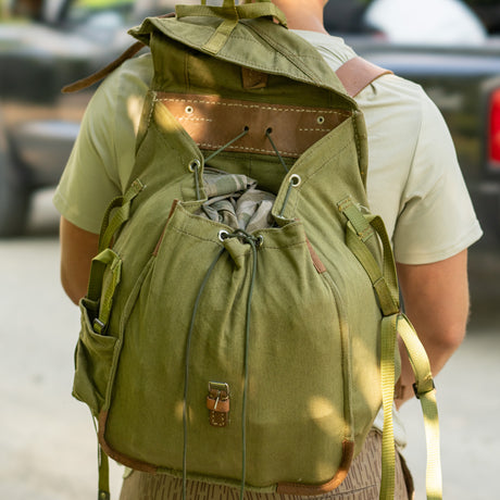 Issued Romanian Canvas Rucksack