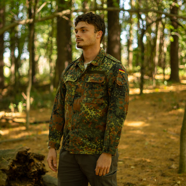 Issued Bundeswehr Flecktarn Field Shirt