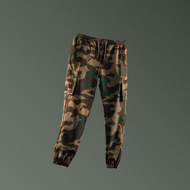 QILO x Onward Research "Nordwind WR" Cargo Jogger in Splittertarn