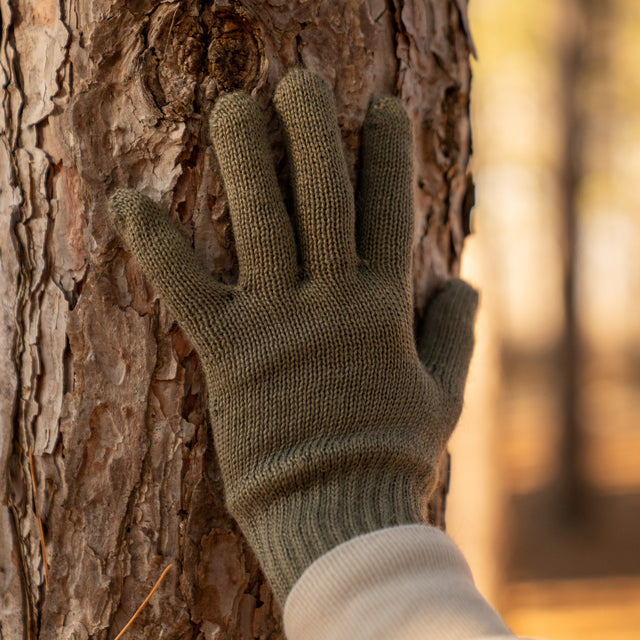 Issued East German Wool Gloves