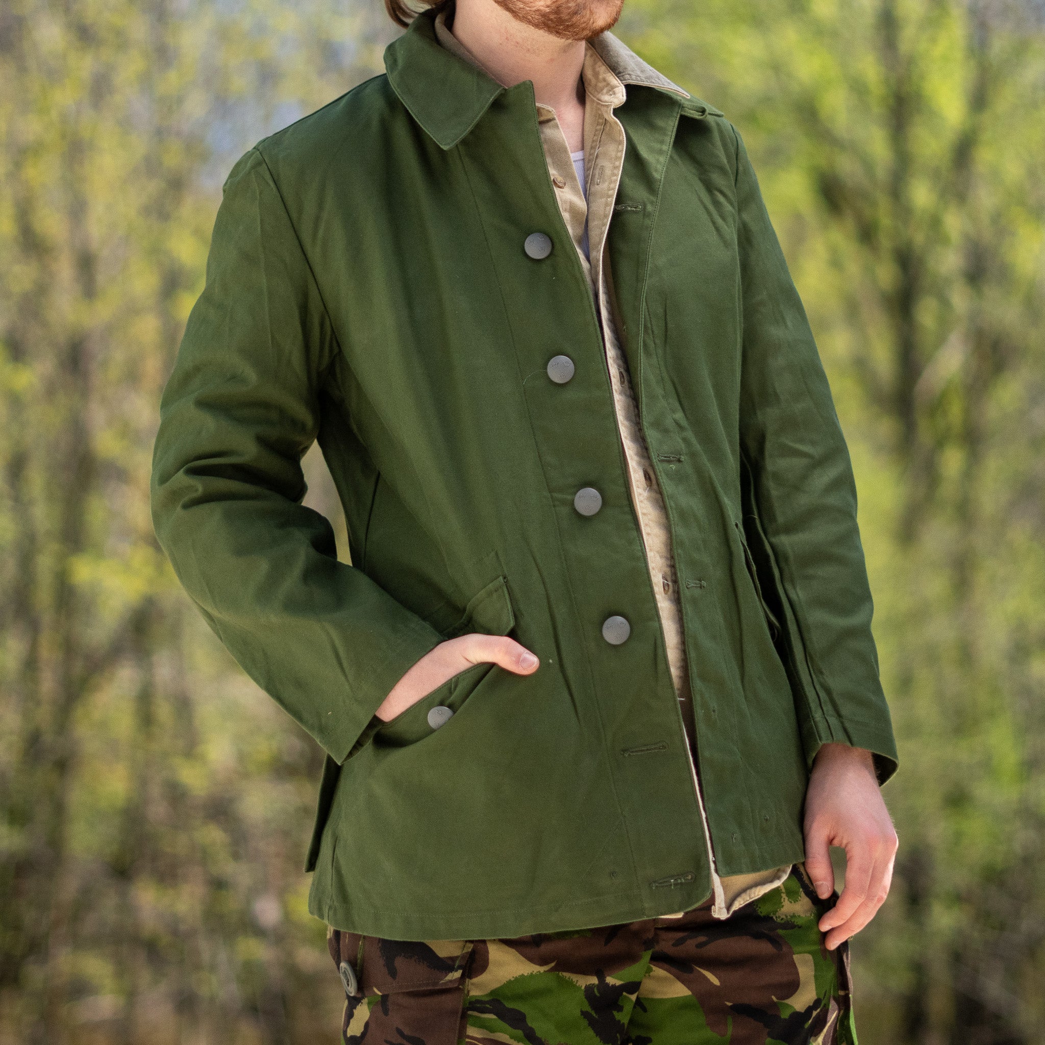 Issued Swedish m/59 Field Jacket