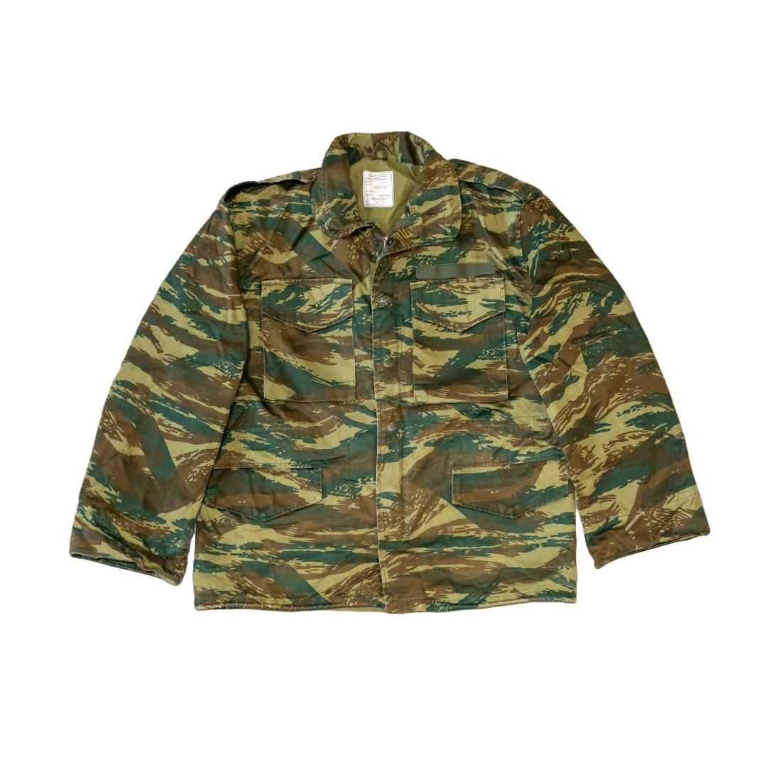 Issued Greek Lizard Camo M-65 Field Jacket