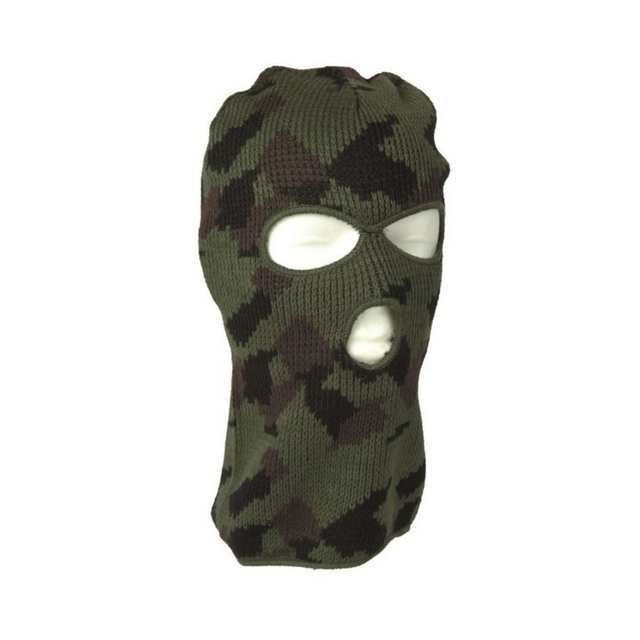 Mil-Tec Camo 3-Hole Balaclava