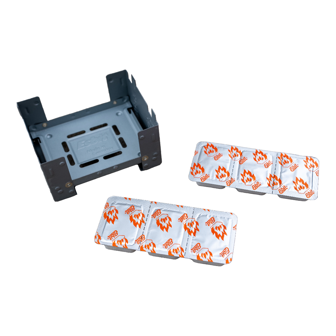 Esbit Folding Pocket Stove w/Solid Fuel Tablets