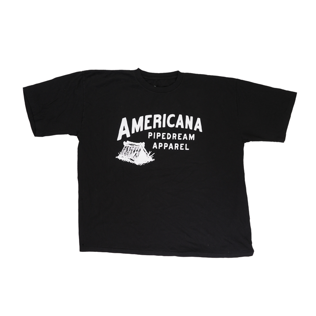 USA-Made Americana Pipedream Tee in Black