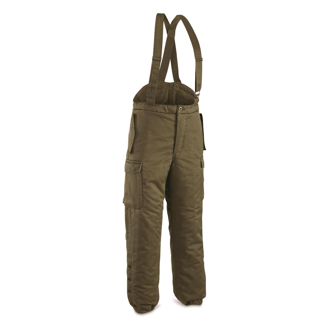 Unissued Austrian Bundesheer Lined Winter Field Pants w/Suspenders