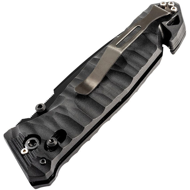 C.A.C. S200 Axis Lock Black (No Corkscrew) (Straight Edge)