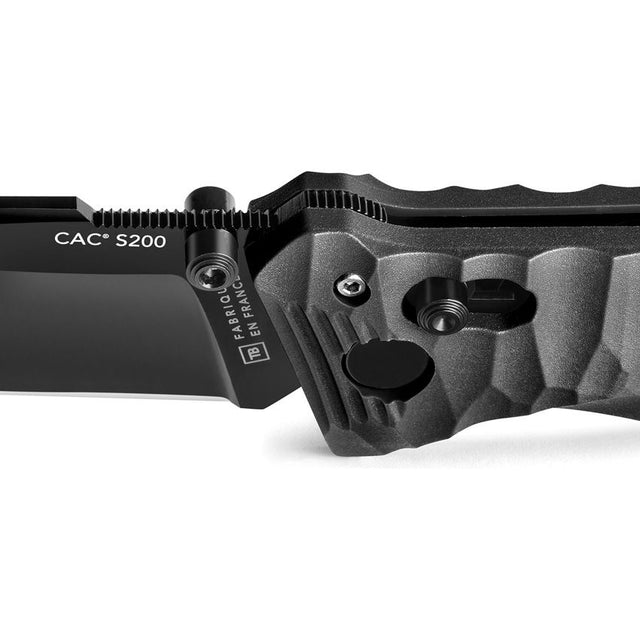 C.A.C. S200 Axis Lock Black (No Corkscrew) (Straight Edge)