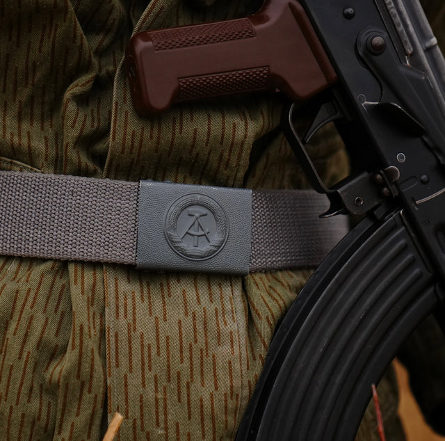 East German Grey Combat Belt