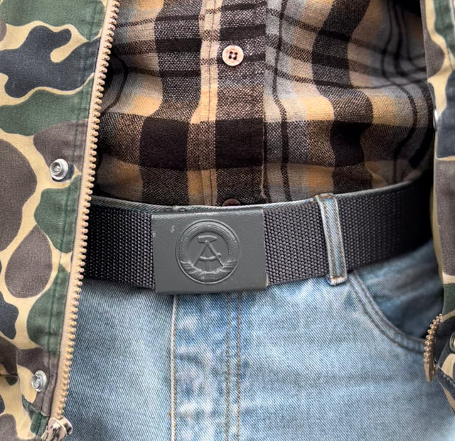 East German Grey Combat Belt